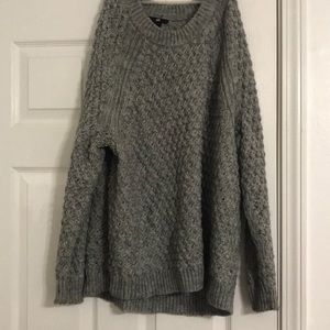 H&M oversized grey sweater